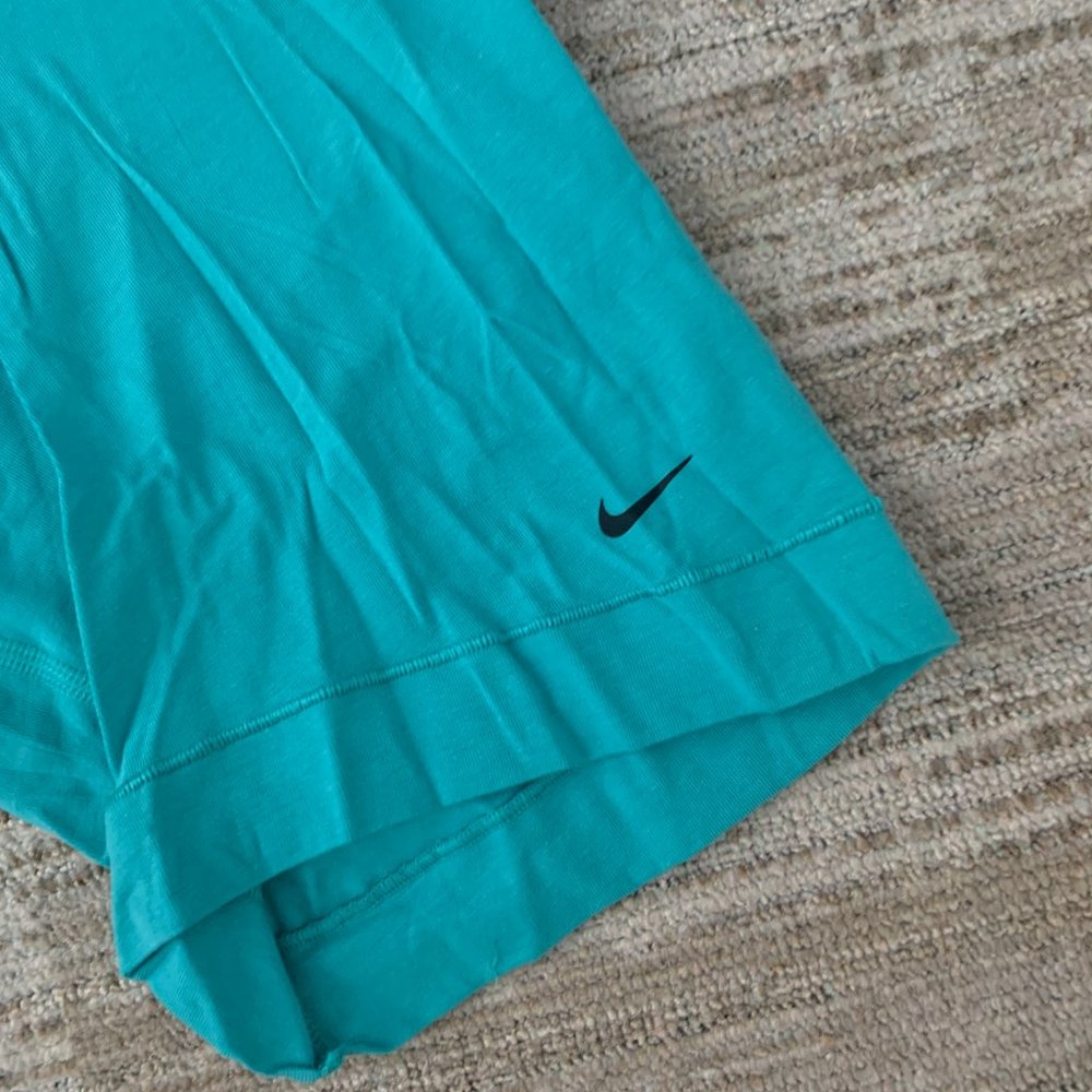 NIKE MENS NEW TEAL DRI-FIT ESSENTIAL COTTON STRETCH TRUNK MED 1 PAIR ONLY - Picture 6 of 9
